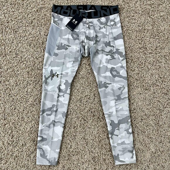 Under Armour Men’s Cold Gear Infrared Camo Printed Legging Pants, Size XL (New) - Picture 1 of 14
